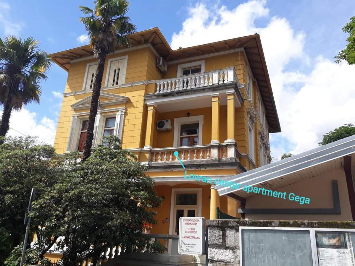 Lovran Centar, Apartman Gega Esterno foto